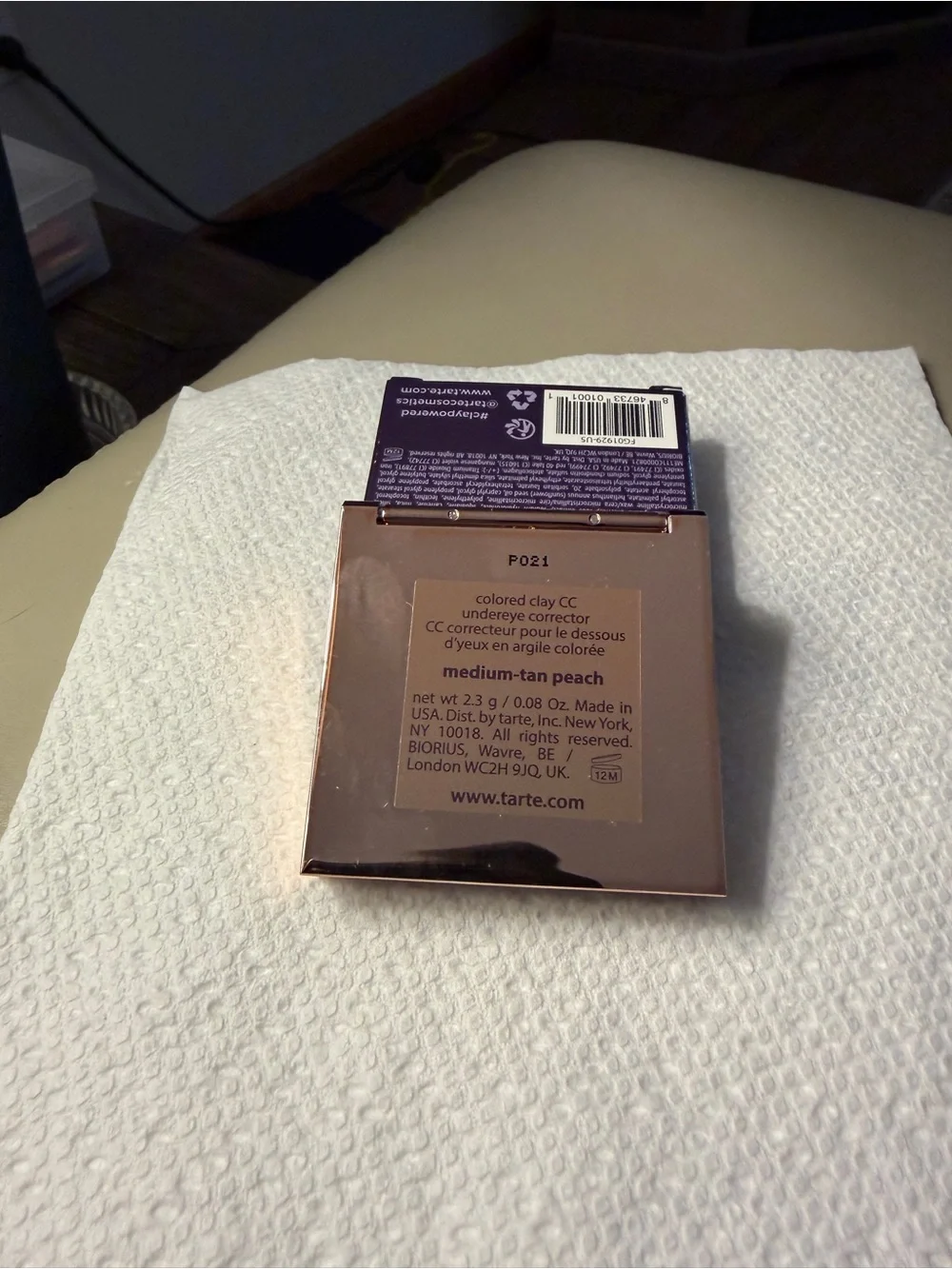 tarte Colored Clay CC Undereye Corrector - Medium Tan Peach